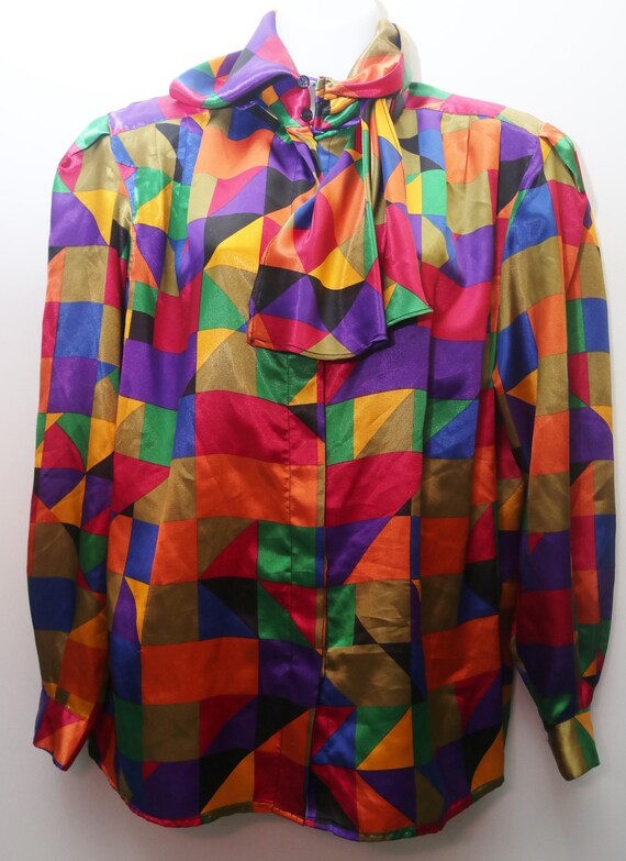 Rare 80's Vintage "LA CHINE CLASSIC" Long-Sleeve S
