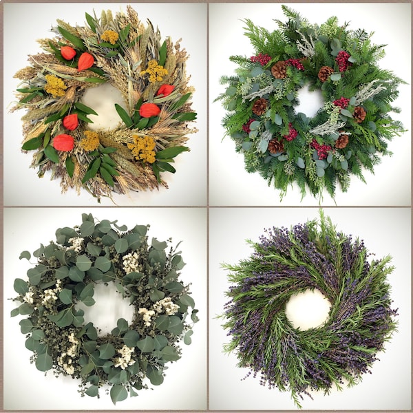 Seasonal Wreath Etsy