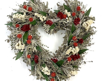 Elegant Heart Wreath