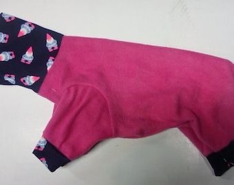 Small SANTA GNOME  4 legs PJ Sweater Poodle Italian Greyhound Chinese Crested Toy Dog Coat