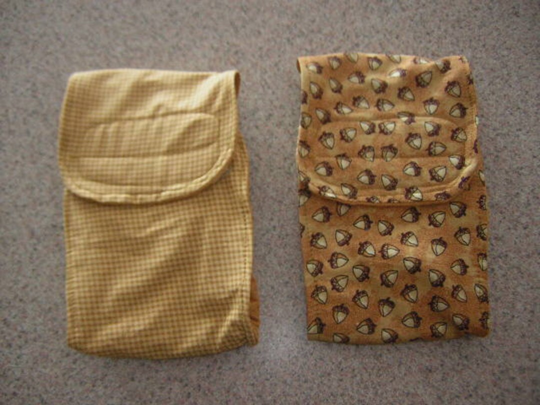 2 PLAID & ACORN Boy Dog Diaper Belly Bands Maltese Poodle Chinese