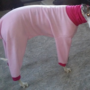 LARGE 4 legged your choice of Solid Colored Dog PJ Pajama Greyhound, Ibizan Pharoah Hound  Doberman Pinscher