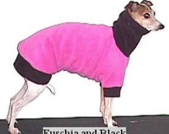 SMALL Custom Made  your choice  Solid Color Italian Greyhound Chinese Crested PJ Sweater Coat