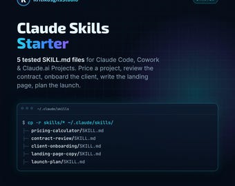 Claude スキル入門 | 5 つの Claude コード SKILL.md ファイル | 価格設定、契約レビュー、クライアントオンボーディング、ランディングページのための AI エージェント スキル