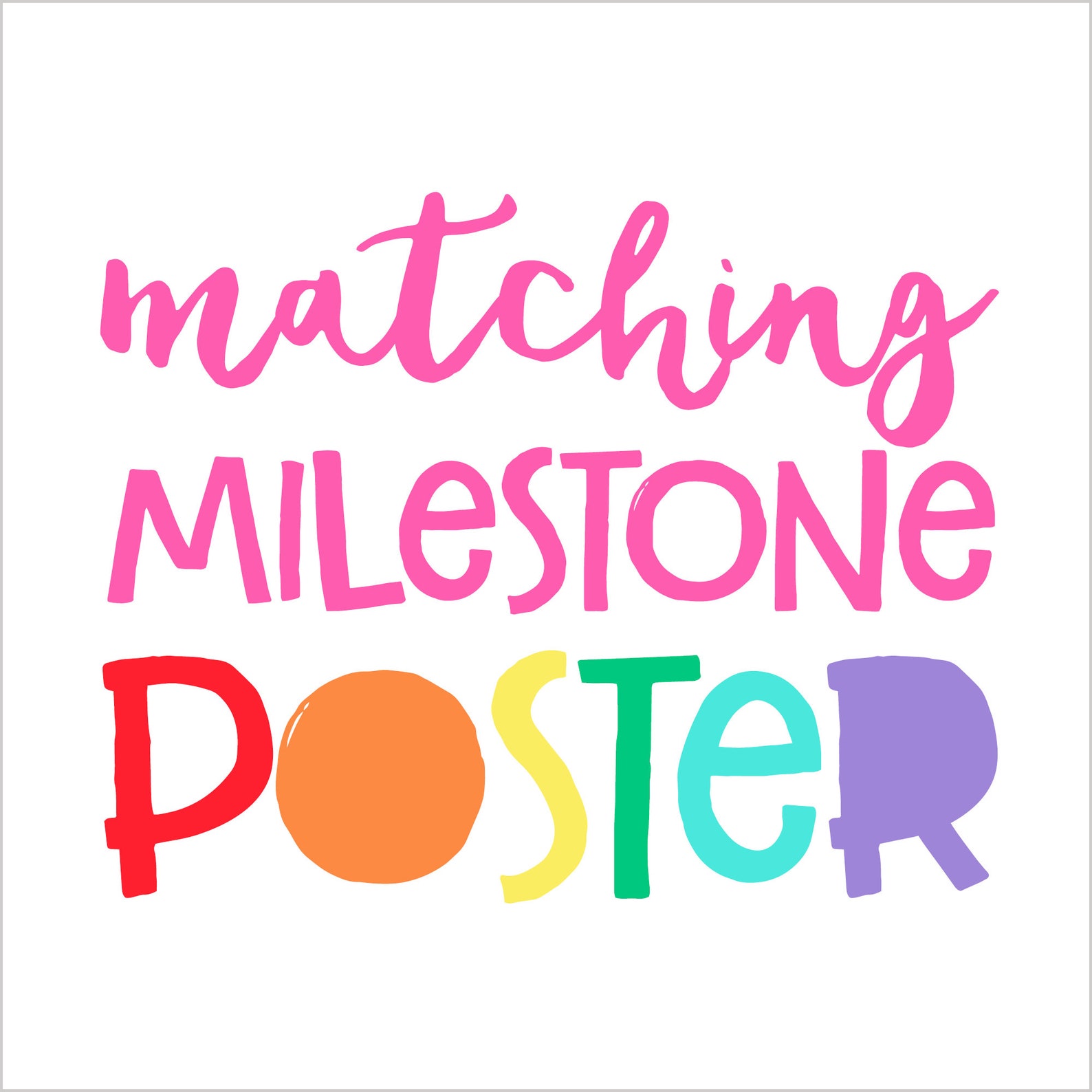 Custom Milestone Poster Milestone Poster Printable Milestone | Etsy