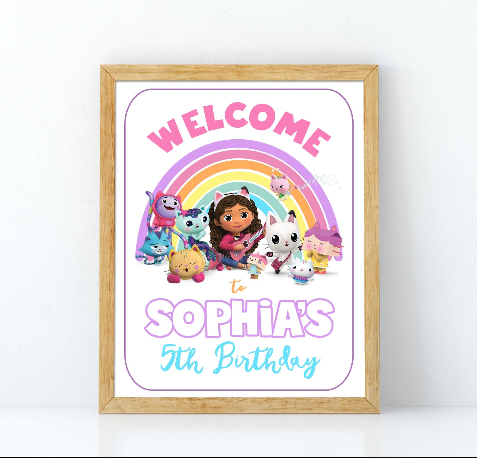 Gabby's Dollhouse Sign Printable Gabby's Etsy UK