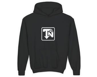 トゥルーノースアルパインTNロゴ入りユースパーカー