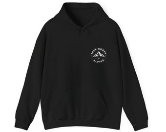 True North Alpine Retro Snowboarder Hoodie Gold Badge
