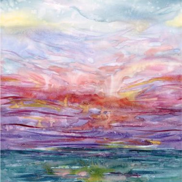 MODA Soulstice Rainbow Ombre 44 Inch Wide Border Print/Panel 39872 11 by Create Joy Project