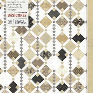 Bijou Breeze Quilt 74" x 85" Quilt Pattern PAT085 Designed by Audrey Tanke for Basic Grey Sewing Patterns Posh Fabrics Moda