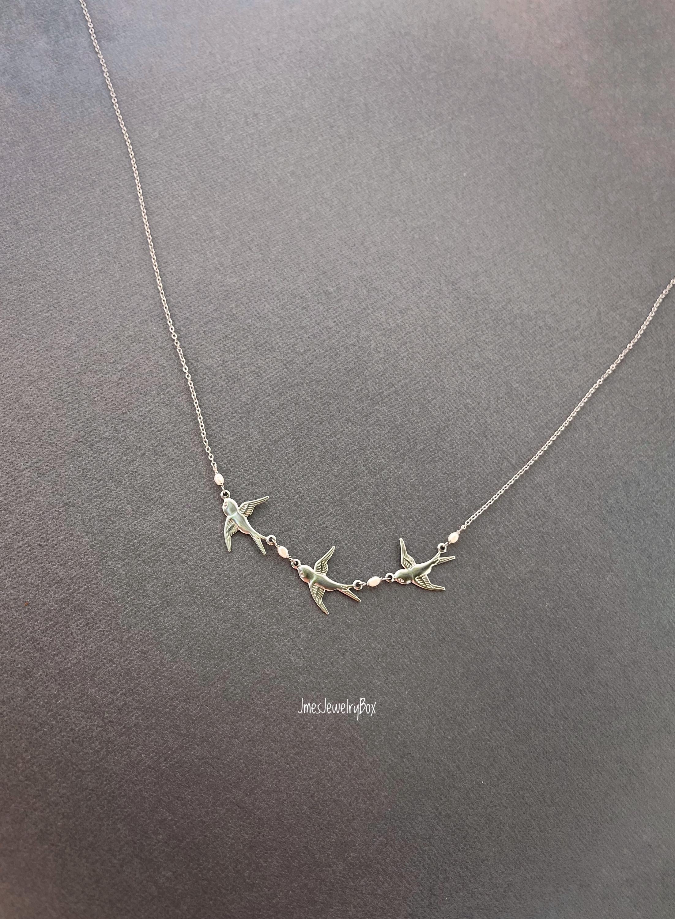 Sparrow Necklace - Etsy