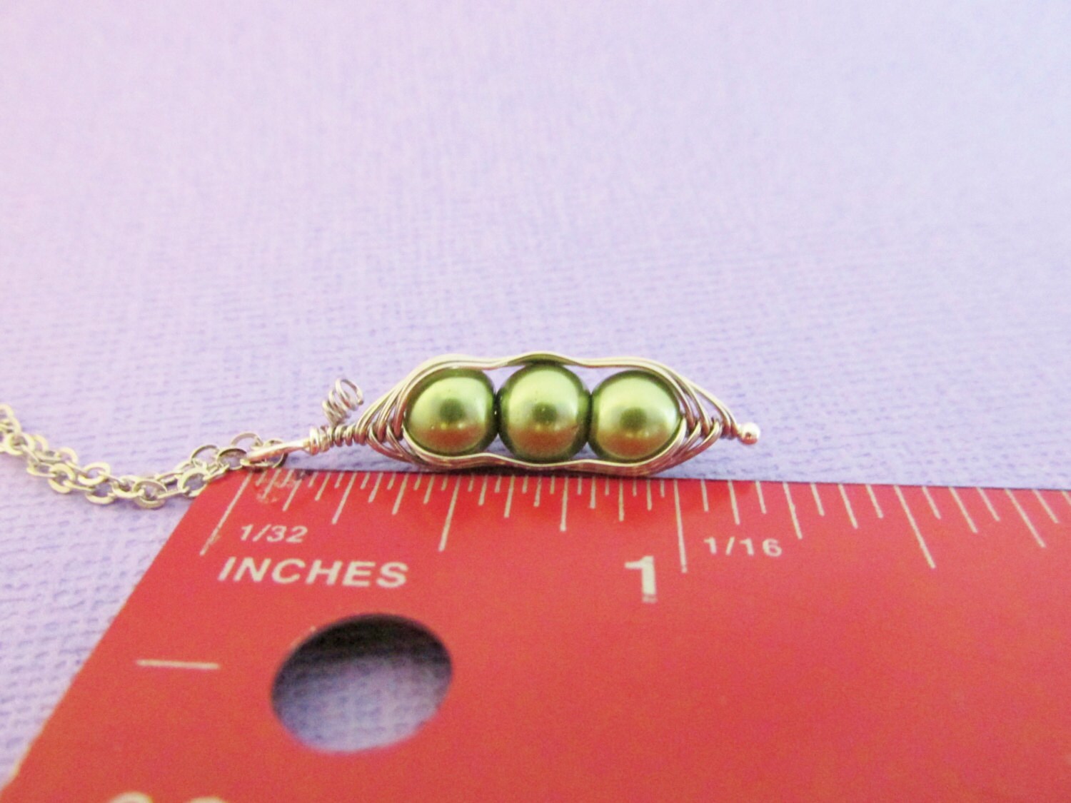 Three Peas in a Pod Necklace Pea Pod Necklace Peas in a Pod Etsy
