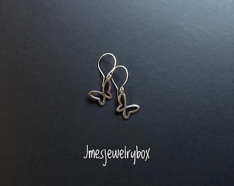 Silver butterfly earrings, Butterfly jewelry, Butterfly earrings