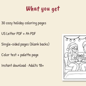 Stoner Christmas Coloring Book PDF 18+, Freshly Chilled 420 Holiday Girl's Night, 30 Trippy Printable Adult Coloring Pages, Xmas Gift image 4
