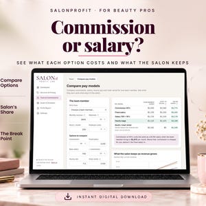 Compare salon pay models: commission, salary, hourly wage and chair rental
