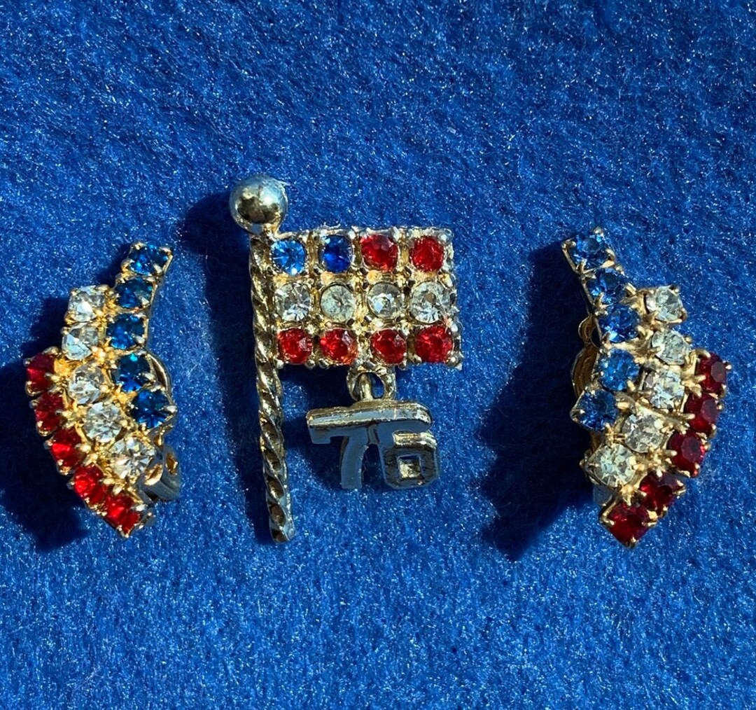 USA Freedom Never Forget 3 Piece Vintage Set Pin/clip - Etsy