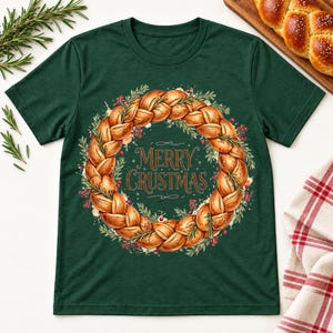 Merry Crustmas shirt — lifestyle photo