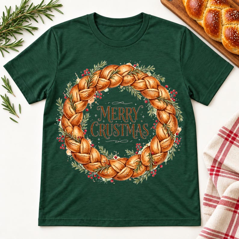 Merry Crustmas shirt — lifestyle photo