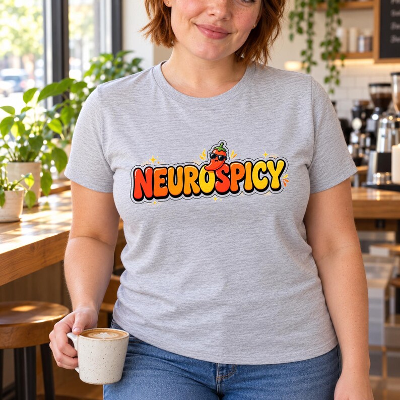 Neurospicy shirt — lifestyle photo