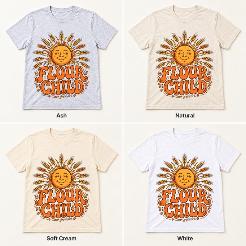 Flour Child shirt — color options