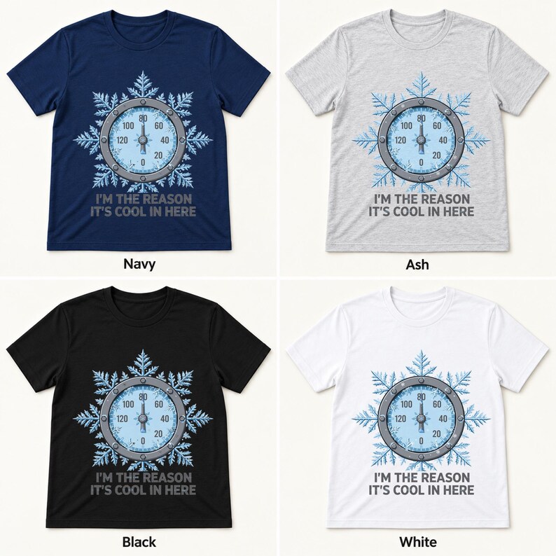 HVAC Cool shirt — color options