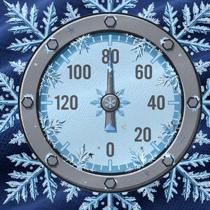 HVAC Cool shirt — design close-up