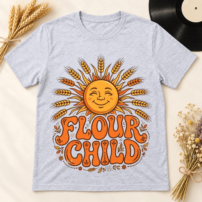 Flour Child shirt — lifestyle photo