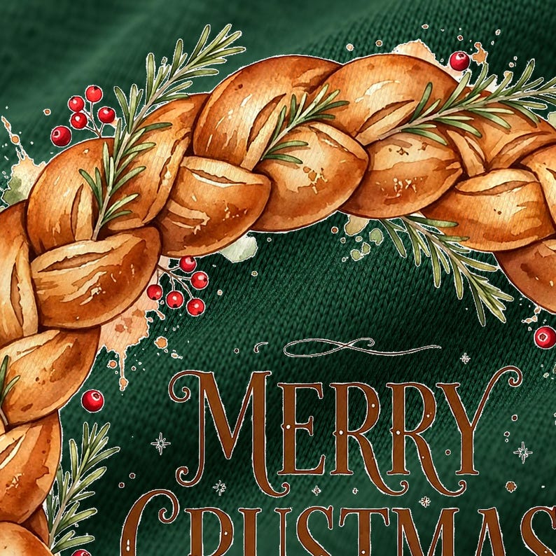 Merry Crustmas shirt — design close-up
