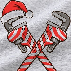 Fixmas Plumber Christmas shirt — design close-up