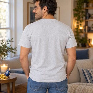 Hanukkah Hound shirt — back view