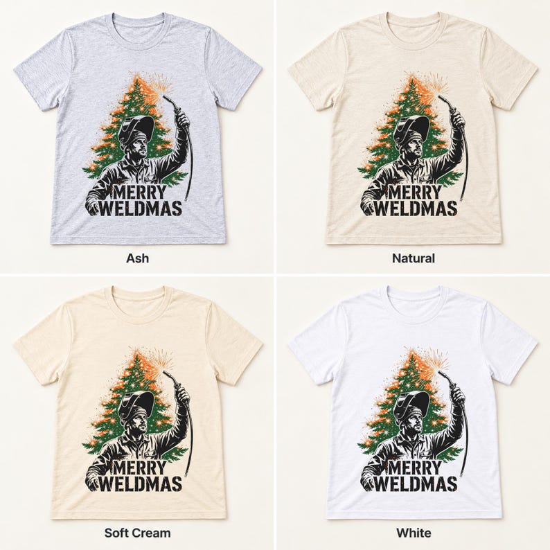 Merry Weldmas Christmas shirt — color options