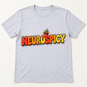 Neurospicy shirt — flat lay