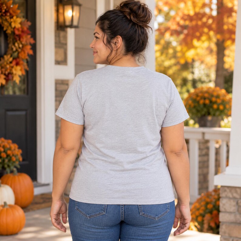 Thankful Mama Thanksgiving shirt — back view