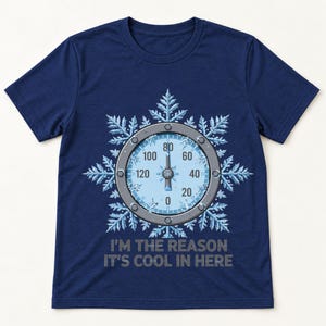 HVAC Cool shirt — flat lay