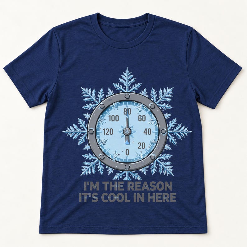 HVAC Cool shirt — flat lay
