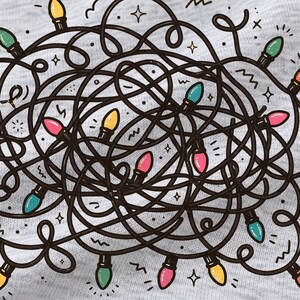 Most Overstimulating Time Christmas shirt — design close-up