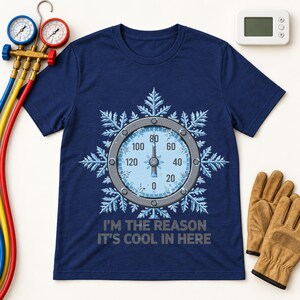 HVAC Cool shirt — lifestyle photo