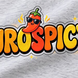Neurospicy shirt — design close-up