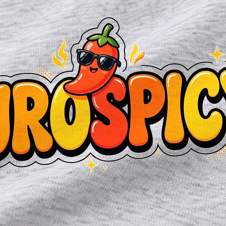 Neurospicy shirt — design close-up