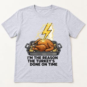 Turkey Day Electrician Thanksgiving shirt — flat lay
