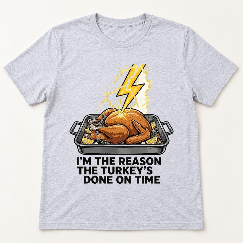 Turkey Day Electrician Thanksgiving shirt — flat lay