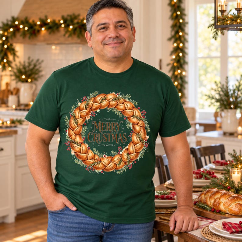 Merry Crustmas shirt — lifestyle photo