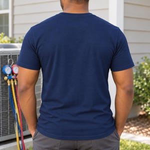 HVAC Cool shirt — back view