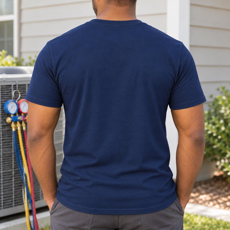 HVAC Cool shirt — back view