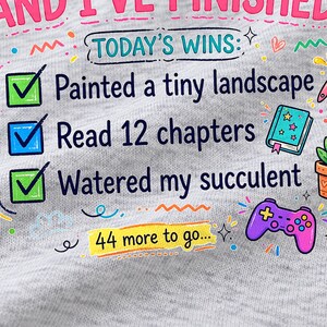 47 Hobbies shirt — design close-up