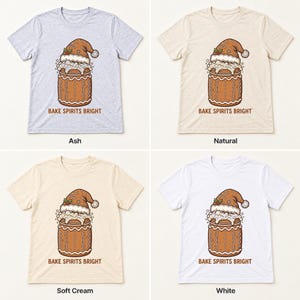 Bake Spirits Bright Christmas shirt — color options