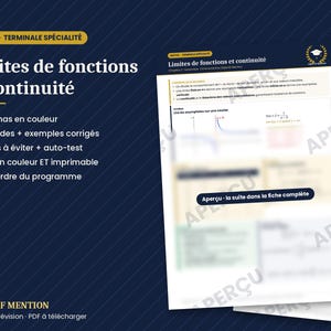 Repetitionsblad för matematik inför sista årets specialisering: Funktionsgränser, asymptoter, kontinuitet, mellantidssats (PDF, färgdiagram, kandidatexamen)
