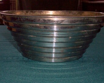 Vintage Tiered Silver Plate Bowl - 1970s
