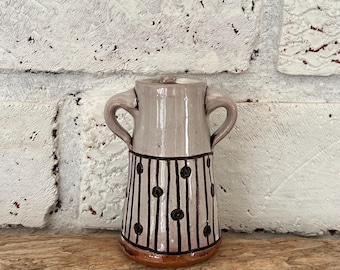 Carved Terra cotta Bud Vase, handmade ceramic vase, julieholtstudio, Small Batch Pottery, floral design, flower arrangement, wedding gift