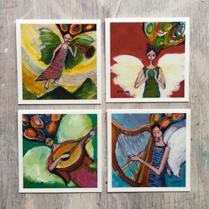 Angel Greeting Cards set of 4